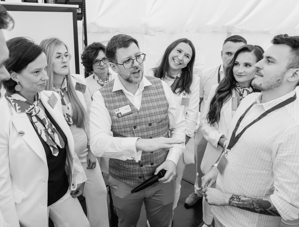 Zespół podczas pracy